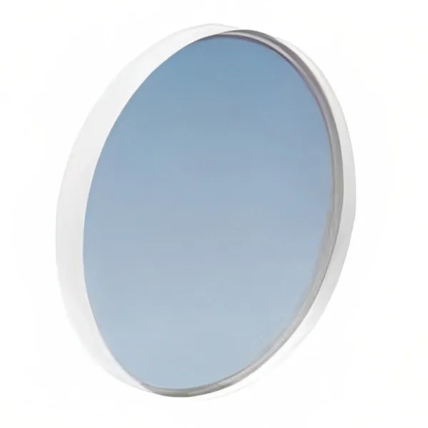 Round beam sampler plate with a blue-grey tint