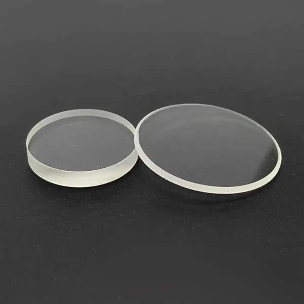 Two circular optical windows