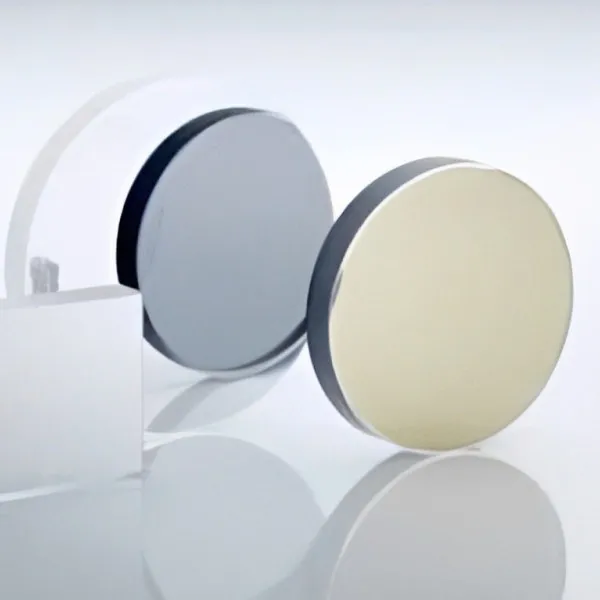 Two custom mirrors with different coatings