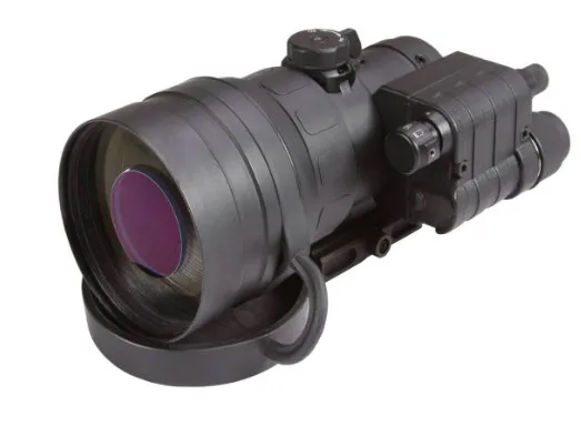 Night vision scope with a large objective lens