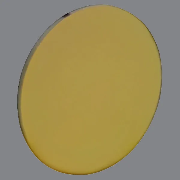 Round linear film polarizer disc