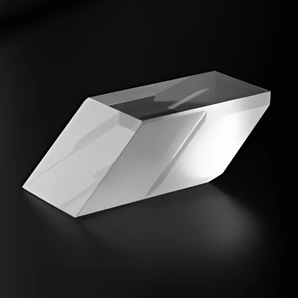 Rhomboid prism on black