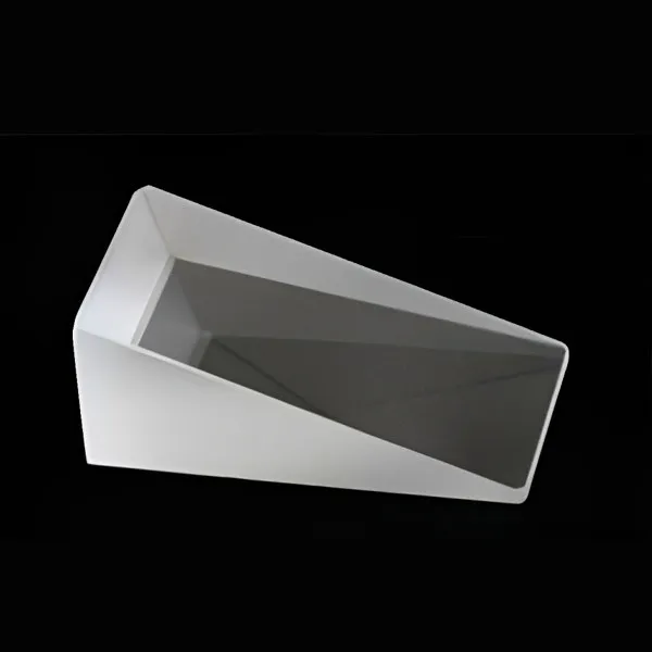 Wedge prism on black